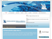 Tablet Screenshot of fondazionedellapesca.com